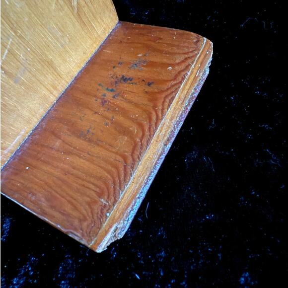 Rustic Wood Bookends | Vintage Farmhouse | Cottagecore Schoolhouse - Picture 6 of 10